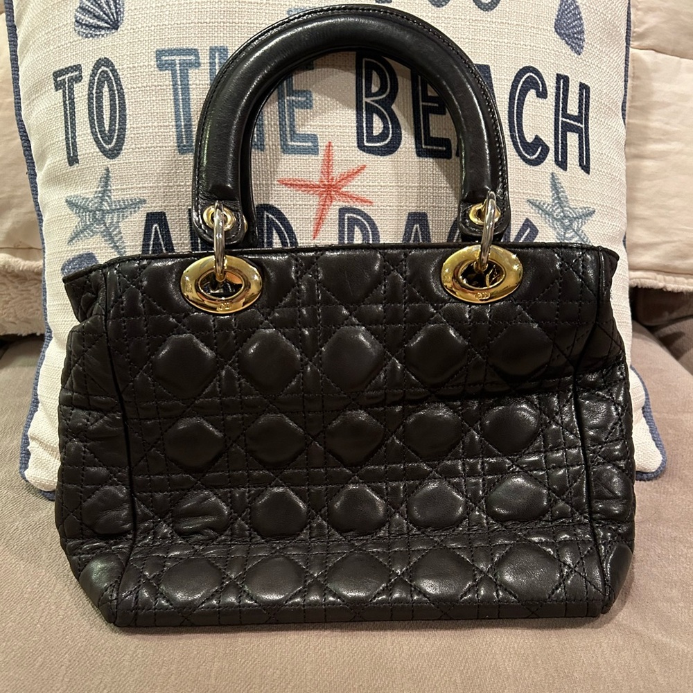 Vintage Lady Cannage Bag- Leather